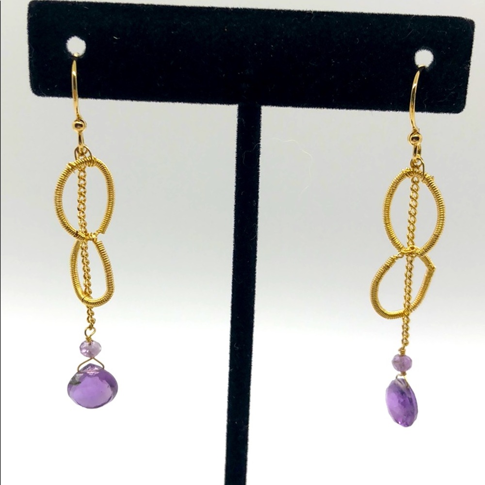 Drop earrings